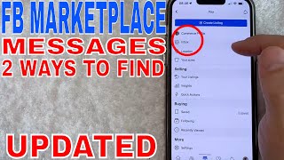 ✅  2 Ways To Find Facebook FB Marketplace Messages UPDATE 🔴