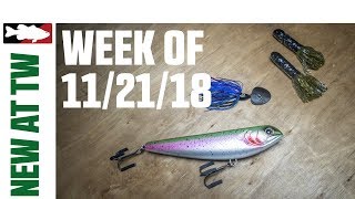 What's New At Tackle Warehouse 11/21/18