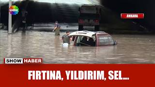 Ankara'da sel felaketi!