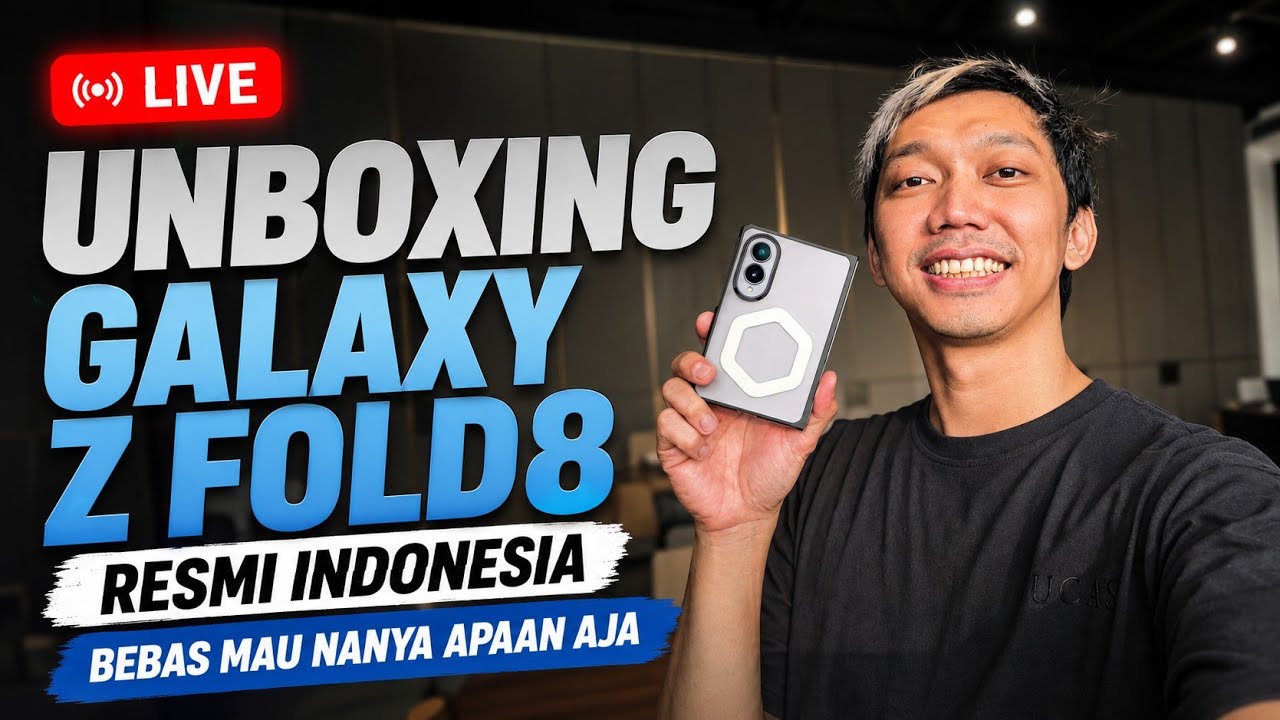 NO SENSOR! Unboxing Galaxy Z Fold8 Resmi Indonesia