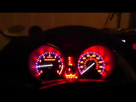 Mazdaspeed 3 Defi Boost Gauge Startup