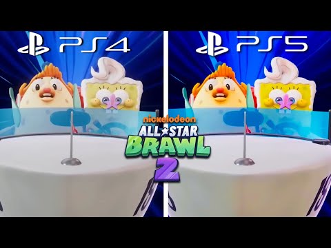 Nickelodeon All Star Brawl 2 PS4 vs PS5 Graphics Comparison