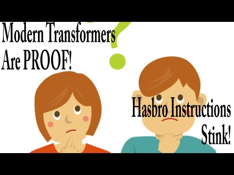 Modern Transformers are PROOF that the instructions stink!