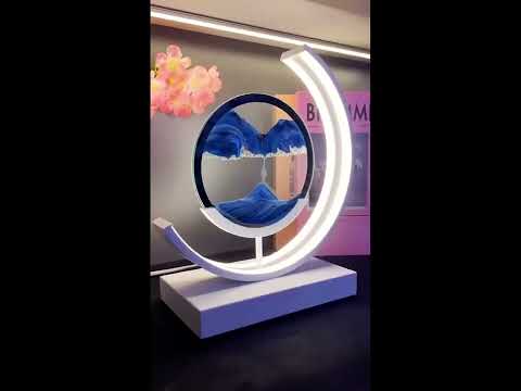 LED Hourglass Lamp by The Lightify