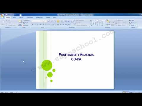 15. Profitability analysis - Overview_N | SAP FICO FREE LERANING