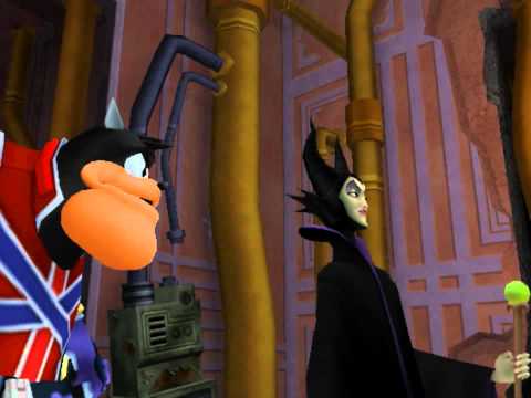 Kingdom Hearts II, English cutscene: 394 - Maleficent Joins the Fray - HD 720p