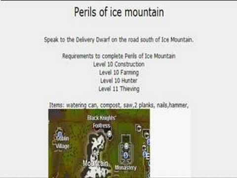 runescape perils of ice mountain quest