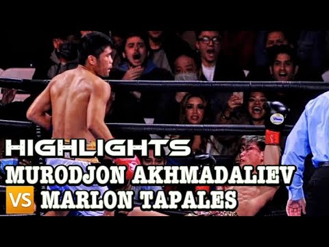 AKHMADALIEV VS TAPALES FIGHT HIGHLIGHTS