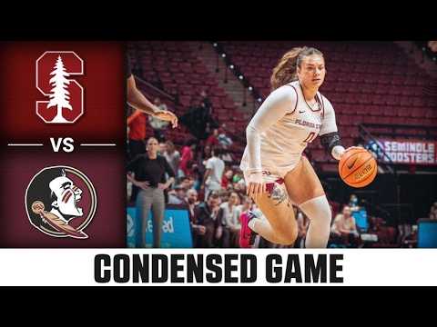 Stanford vs. Florida State Condensed Game | 2025-26 ACC Women's Basketball