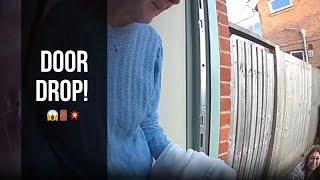 Ringdoor Fail: Girl Falls at Door, Grandma's Reaction is Priceless! || WooGlobe