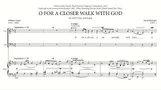 David McGregor | O for a closer walk with God (Winner: Charles Wood Composers' Competition, 2024)