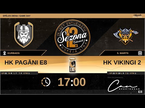 2023 03 05 Pagāni E8 - Vikingi 2