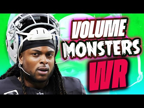 Wide Receiver Volume MONSTERS - Wide Receivers to Carry Your Team - 2024 Fantasy Football Advice