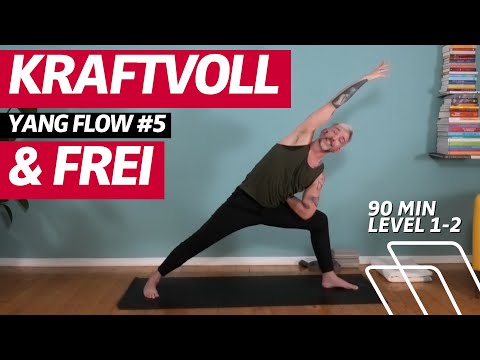 ⏰ 90:00 Minuten Kraftvoll-Befreiendes Yoga | Körpermitte | Freiheit für Schultern | Hot Yang Flow