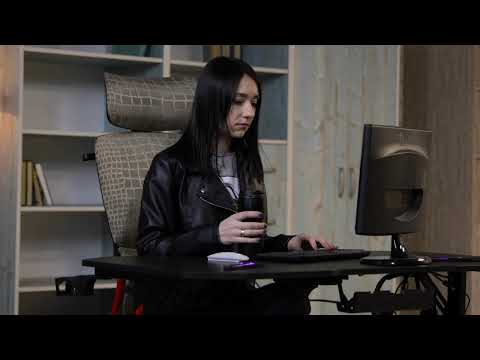 Геймерский стол GT Racer 120x60x73 см Black (T-1211)