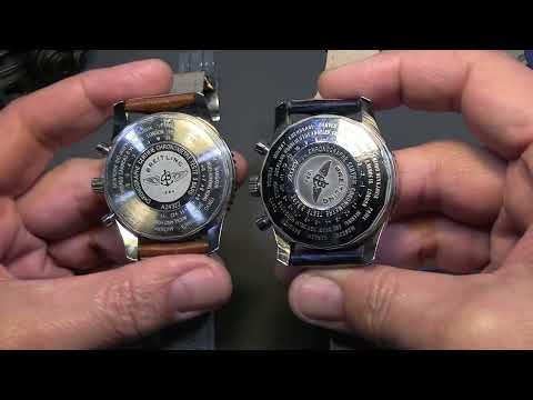 Vergleich zweier Breitling-Uhren – welche ist die Fälschung? Wir finden es heraus und dann machen...