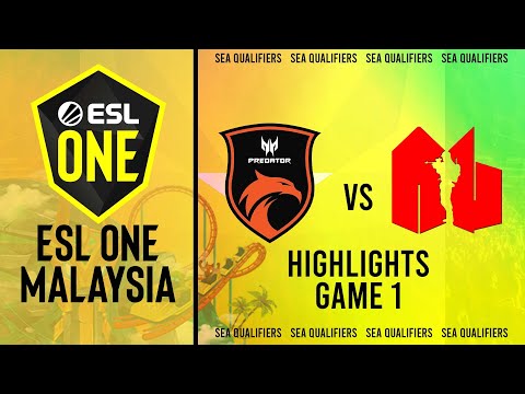 Game 1: TNC Predator vs Army Geniuses | ESL One Malaysia 2022 Southeast Asia: Open Qualifier #1