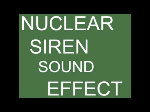 Audio - nuclear - civil defense alarm - air raid siren
