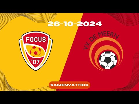 Kan Focus Stunten in de Beker? | Focus'07 1 - vv De Meern 1 | Samenvatting