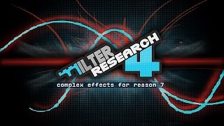 Video thumbnail for Filter Research 4 ReFill Video Demo - for Propellerhead Synchronous by Jeremy Janzen