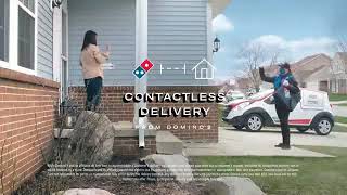 Domino's - contactless delivery