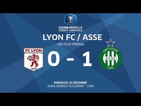 FC Lyon 1893-AS Saint Etienne U19 (0-1), le résumé, Coupe Gambardella-CA FFF 2018-2019