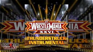 WWE: Thunderstruck (WrestleMania 26 Instrumental Theme) by AC/DC - DL with Custom Cover