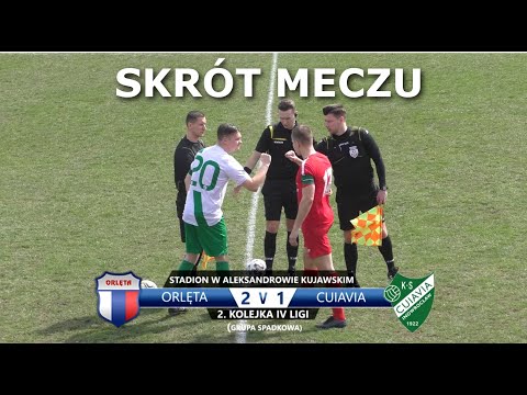Skrót meczu Orlęta - Cuiavia Inowrocław 2:1 | 2. kolejka IV ligi (grupa spadkowa)