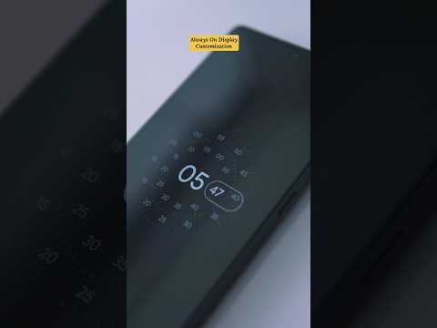 Samsung Always On Display Customization