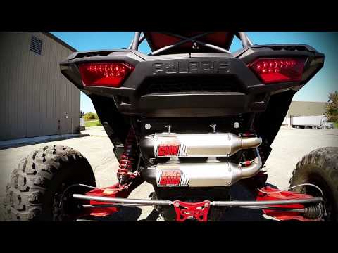 Big Gun Exhaust EXO Series Dual Full System Installed on Shop RZR XP1000