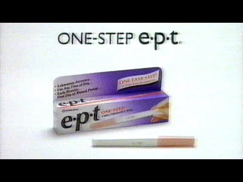 e-p-t One-Step Pregnancy Test Commercial, Feb 20 1994