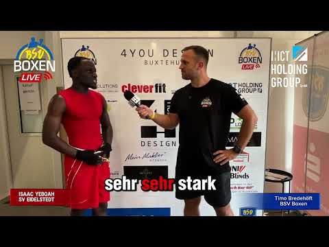 Interview: Hase&Igel Cup Vol. 2 - Isaac Yeboah (SV Eidelstedt) und Timo Bredehöft (BSV BOXEN)