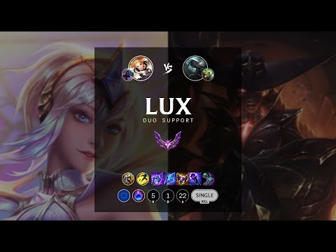 Lux Support vs Senna - EUW Master Patch 12.10