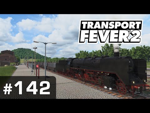 #142: Die letzte Dampflok  ✦ Let's Play Transport Fever 2 ✦ Sandbox / schwer