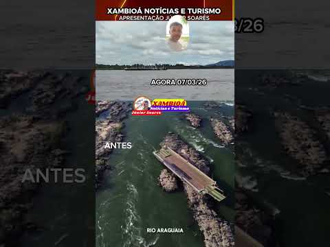 07/03/26 XAMBIOÁ-TO BALSA DESCENDO DESGOVERNADA RUMO A CACHOEIRA