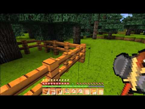 Let´s play Minecraft  part 16 : Die Schafzucht teil 1
