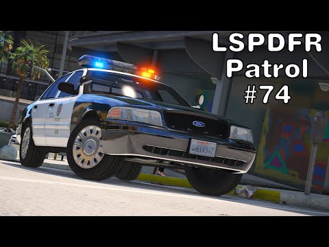 GTA 5 LSPDFR - Patrol #74 (LAPD/LSPD) - One of the fleet's few remaining MX7000 CVPIs totaled