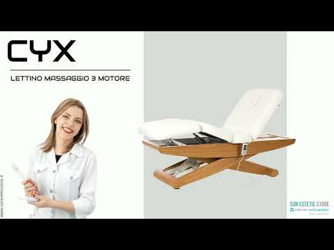 Aluni Lettino massaggio Spa elettrico 3 motori in legno