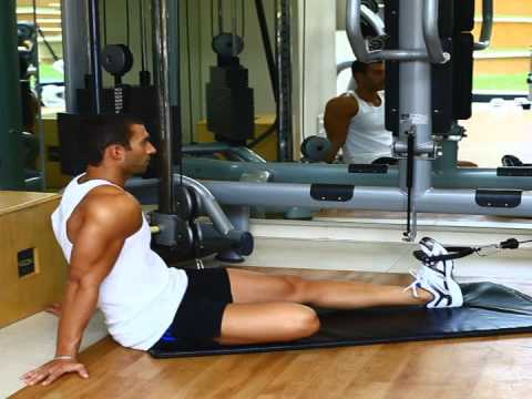 Ankle flexion cable