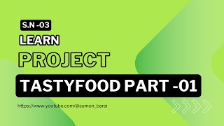 Build a Food Website Using JavaScript | tastyFood Project Tutorial part  1
