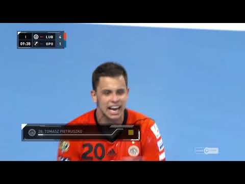 Roman Chychykalo #71 right back orange t_shirt Zaglebie Lubin -Gwardia Opole