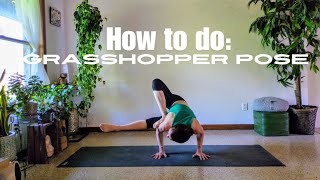 How to do: Grasshopper Pose & Baby Grasshopper
