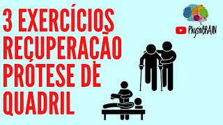 3 exercícios para recuperação de artroplastia total de quadril (prótese) pra fazer em casa