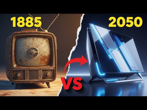 Evolution of Television (1885–2050) | From Mechanical TV to Futuristic Displays