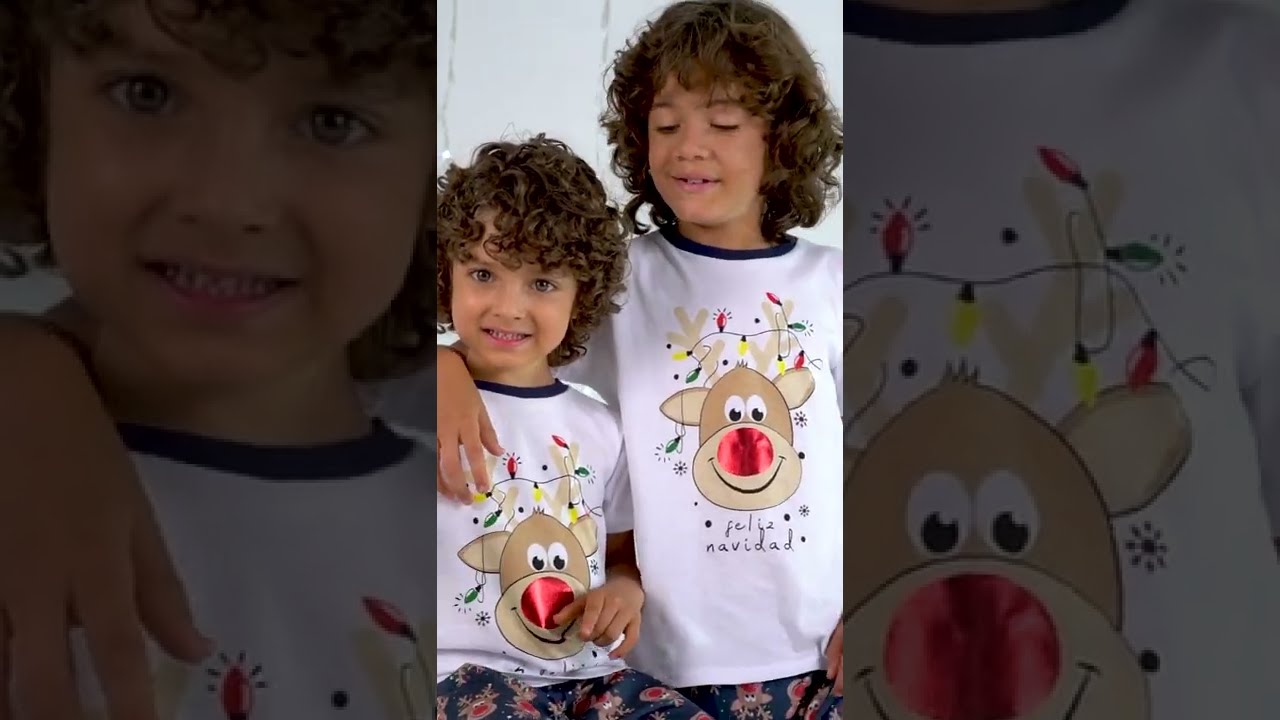 Vive la magia de la navidad en familia 🎄¡Pijamas para todos! 🥰❄️