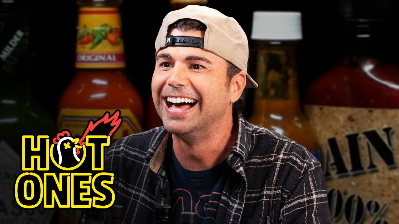 Mark Rober Gives Up on Science While Eating Spicy Wings | Hot Ones