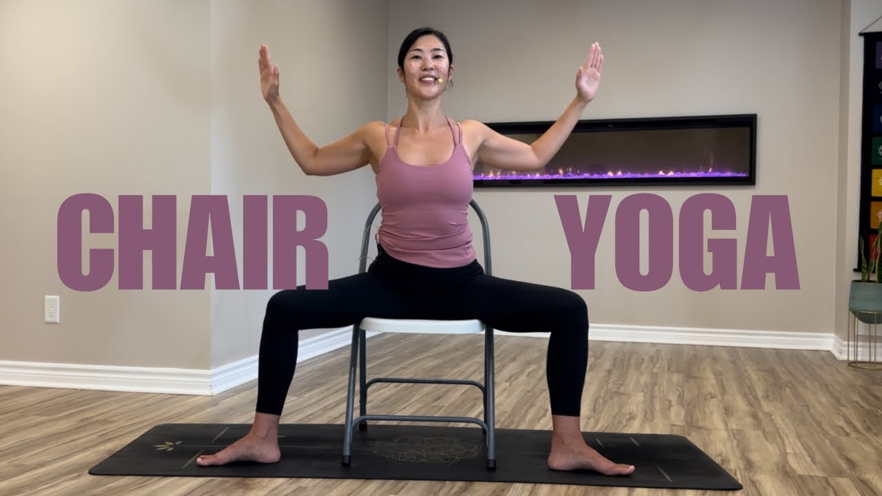 20 Minutes Chair Yoga for Flexibility, Strength, and Mobility || Weight Loss and Brain Health - YouTube