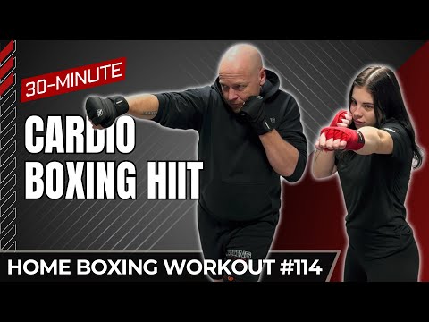 30 Min EPIC Full-Body Cardio HIIT Boxing Workout - No Equipment