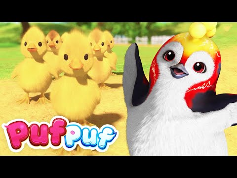 Trec rățuștele - Lip Lip Lip | Cântece pentru Copii de Grădiniță de la Puf Puf