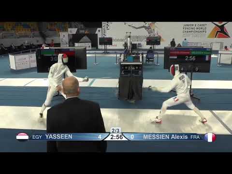 Cairo Worlds 2021 JME - L8 - Yasseen EGY v Messien FRA